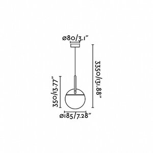 Подвесной светильник Faro Mine white 28375