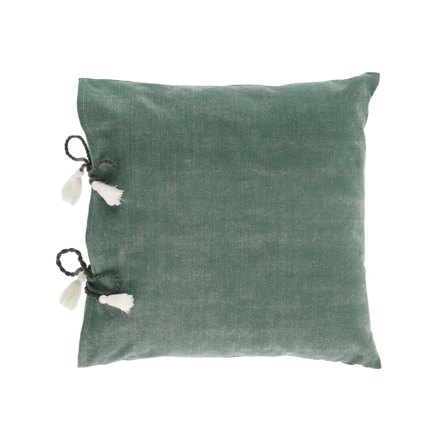 Чехол на подушку Varina из 100% хлопка зеленый 45 x 45 см