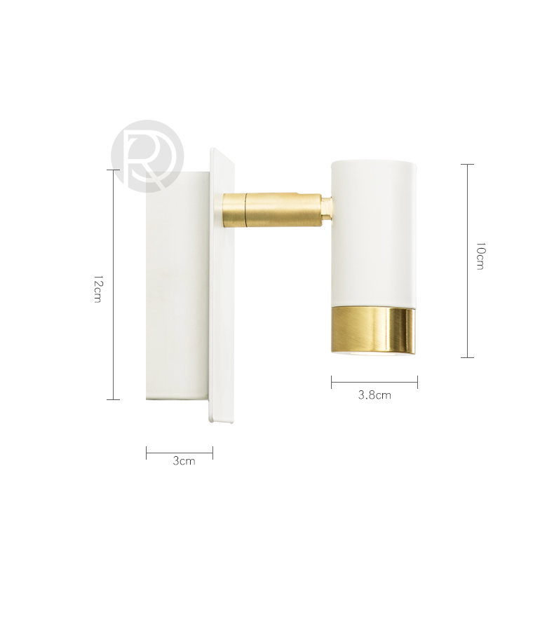 Дизайнерский настенный светильник (Бра) MOLES by Romatti