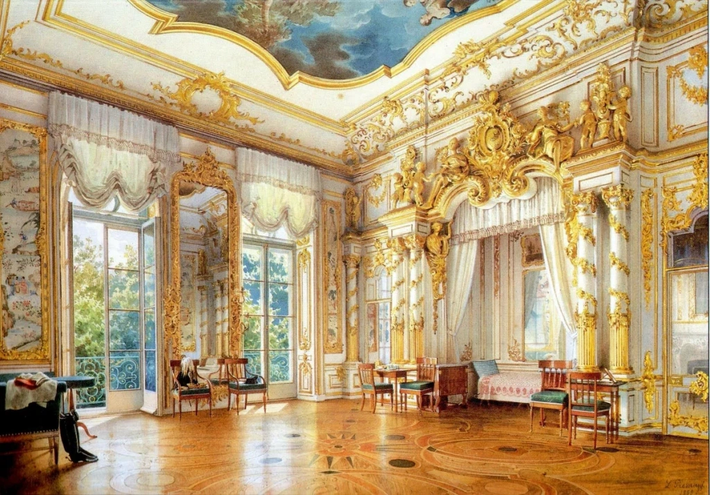 Зал Екатерининского дворца в Санкт-Петербурге